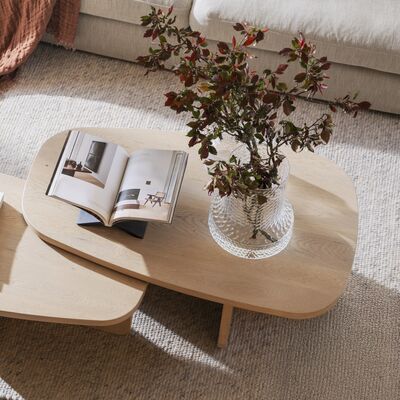 Rowico Home Billings sohvapöytä 118x73 cm  valkopesty tammi